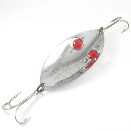 Hofschneider Red Eye Muskie Lepel, Nikkel, 70g, Rode ogen, #3234