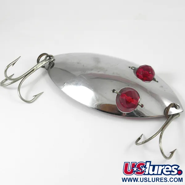 Hofschneider Red Eye Muskie Lepel, Nikkel, 70g, Rode ogen, #3234