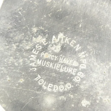 James Aitken Muskielure Lepel, Rood/Wit/Nikkel, 53g, Haver, #3235