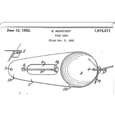 James Aitken Muskielure Lepel, Rood/Wit/Nikkel, 53g, Haver, #3235