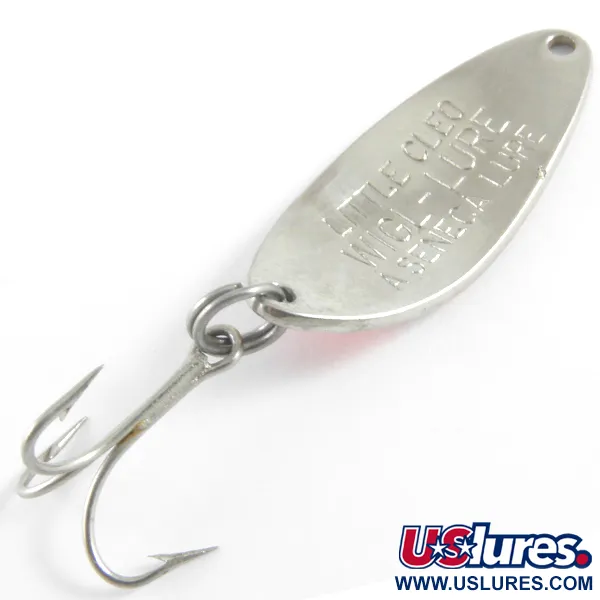 Len Thompson #2 Lepel, Rood/Wit/Messing, 28g, Messing body, #3239