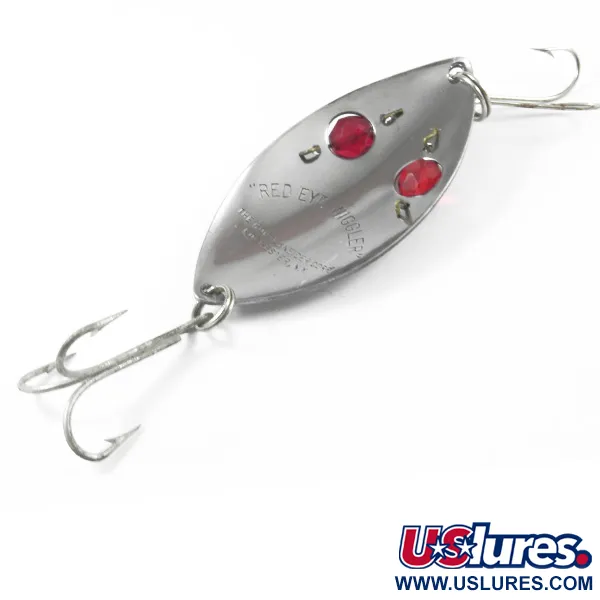 Hofschneider Red Eye Wiggler Lepel, Staal/Rood, 25g, Glaskralen, #3249