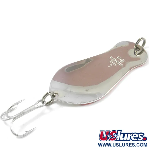 K-B Bait K-B Spoon 2 Lepel, Rood/Wit/Nikkel, 14g, Snoek, #3263