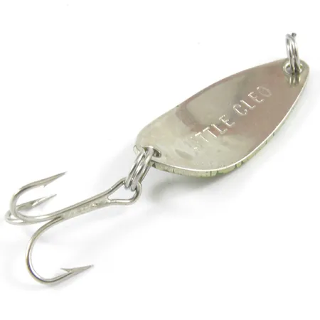 Seneca Little Cleo Lepel, Kikker / Nikkel, 4g, Vintage, #3273