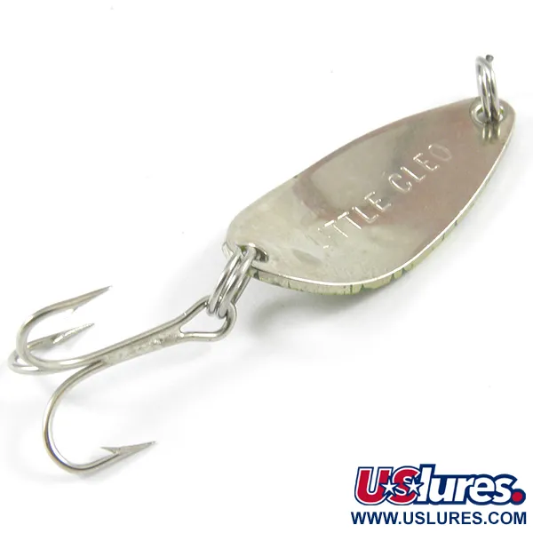 Seneca Little Cleo Lepel, Kikker / Nikkel, 4g, Vintage, #3273