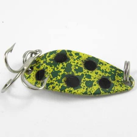 Seneca Little Cleo Lepel, Kikker / Nikkel, 4g, Vintage, #3273