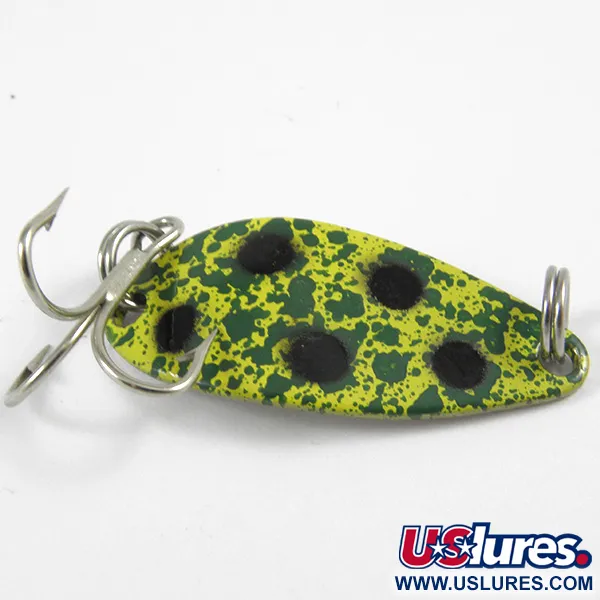 Seneca Little Cleo Lepel, Kikker / Nikkel, 4g, Vintage, #3273