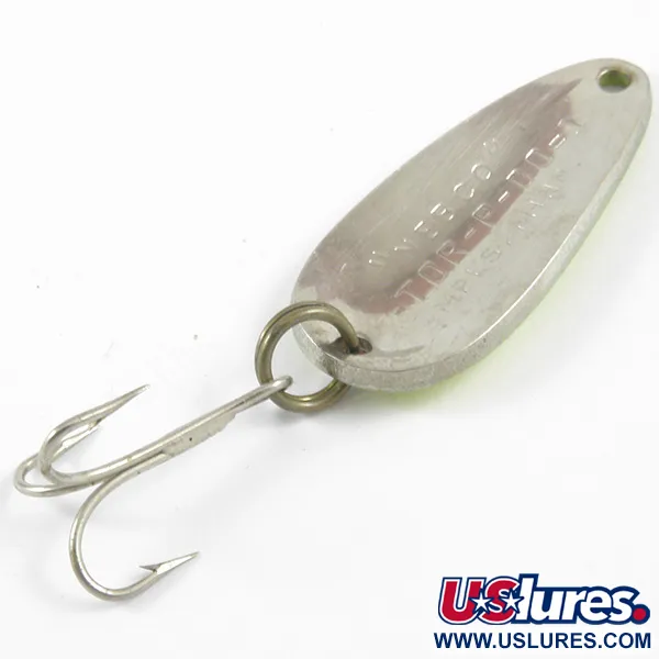 Nebco Tor-P-Do 1 Lepel, Geel/Rood/Nikkel, 7g, Vintage, #3291