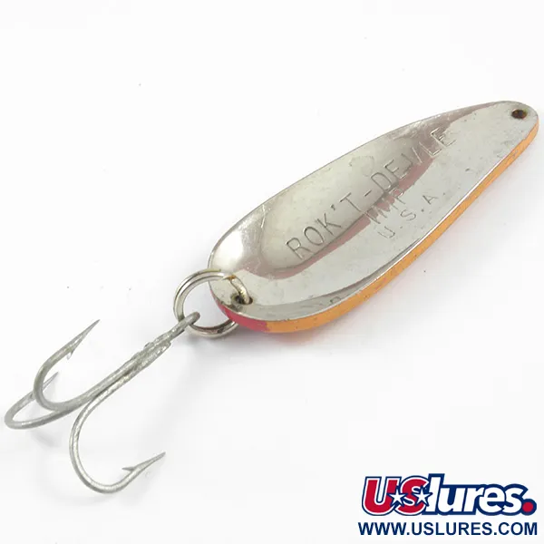 Dardevle Rok't Imp Lepel, Oranje/Zwart/Rood, 21g, Nikkel, #3292