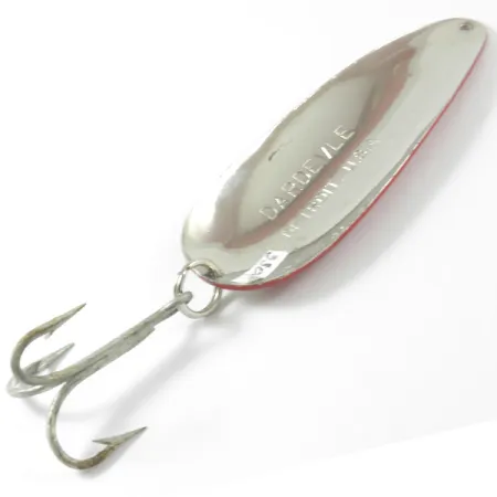 Eppinger Dardevle Lepel, Rood/Wit/Nikkel, 28g, Klassiek, #3307