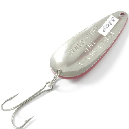 Dardevle Rok't Imp Lepel, Rood/Wit/Nikkel, 21g, Vintage, #3309