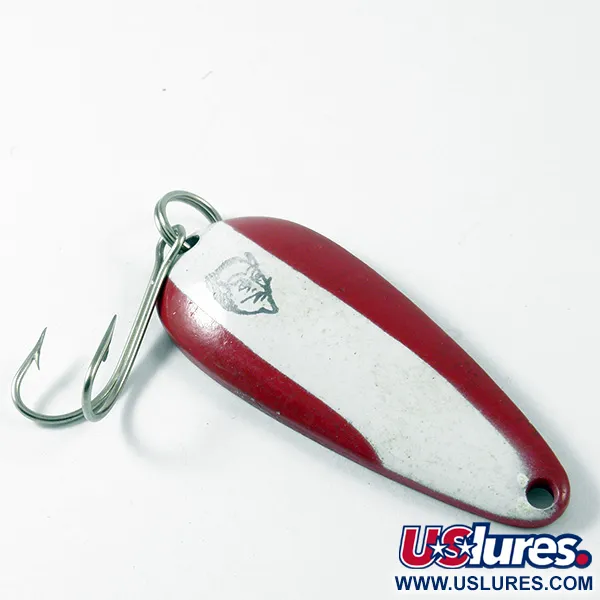 Dardevle Rok't Imp Lepel, Rood/Wit/Nikkel, 21g, Vintage, #3309