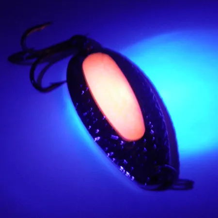 Blue Fox Pixee UV Lepel, Gehamerd Nikkel/Oranje, 24g, UV, #3331