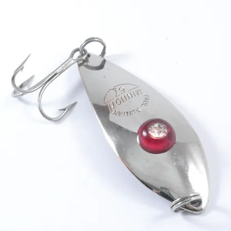Paul Bunyan Minnow 67 Lepel, Nickel / Red Eye, 12g, #3390