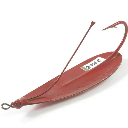 Weedless Johnson Silver Minnow Lepel, Rood/Wit, 14g, Anti-wier, #3422