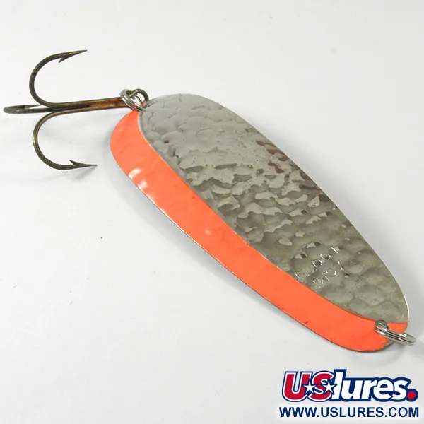 Acme Looter UV Lepel, Gehamerd zilver, 8g, UV-streep, #3428