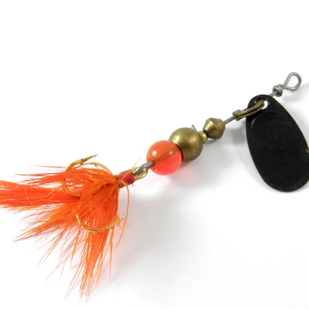 Mepps Black Fury 0 Dressed Spinner, Zwart/Rood, 2.4g, Veren, #3452