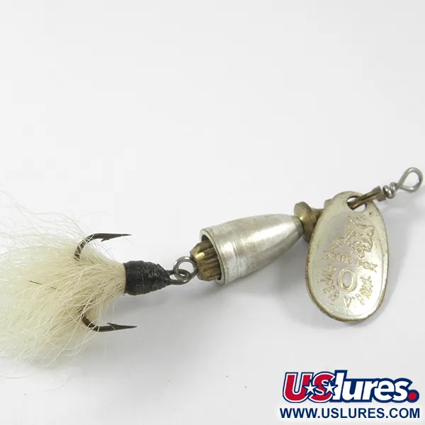 Blue Fox Super Vibrax 0 Foxtail Spinner, Zilver, 3.4g, Haardreg, #3460