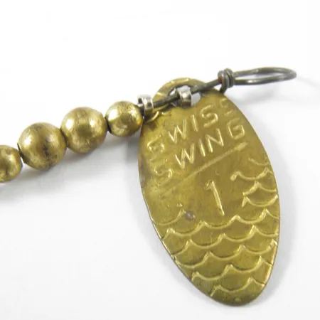 Renosky Lures Swiss Swing Spinner, Messing, 1,6g, Schubpatroon, #3463