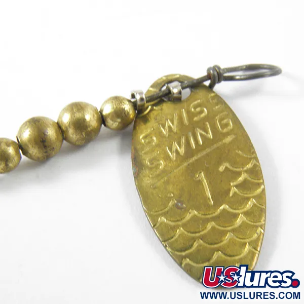 Renosky Lures Swiss Swing Spinner, Messing, 1,6g, Schubpatroon, #3463