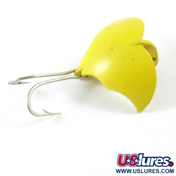 Harrison Industries Baby Bat Lepel, Geel, 5g, Vleugelvorm, #3471