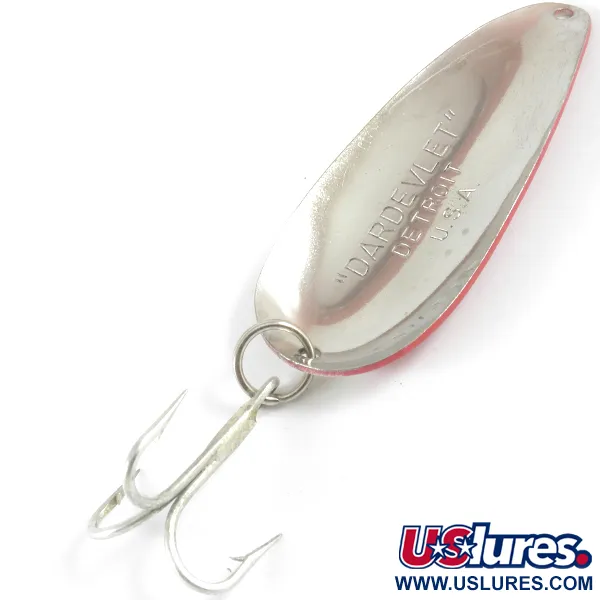 Eppinger Dardevle Dardevlet Lepel, Rood/Wit/Nikkel, 21g, #3499