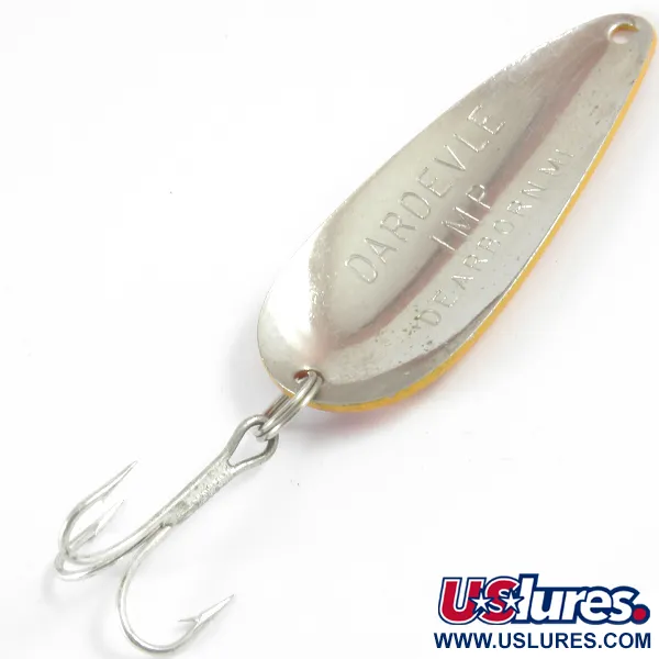 Eppinger Dardevle Imp Lepel, Oranje/Rood/Nikkel, 11g, USA, #3502