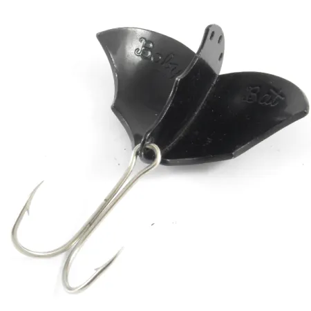 Harrison Industries Baby Bat Lepel, Zwart, 14g, Vleugelontwerp, #3506