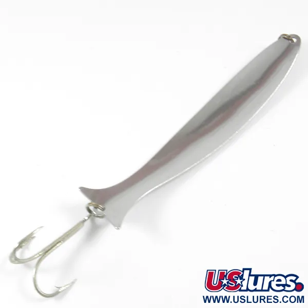 Williams Mooselook wobbler Lepel, Zilver, 10g, Lengteribbe, #3528