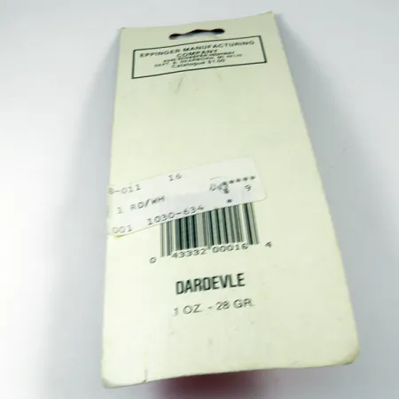 Eppinger Dardevle Lepel, Rood/Wit/Nikkel, 28g, Klassiek, #3538