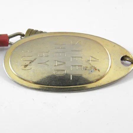 Yakima Bait Steel Head 4 by Bud Spinner, Goud, 9g, Messing Body, #3560