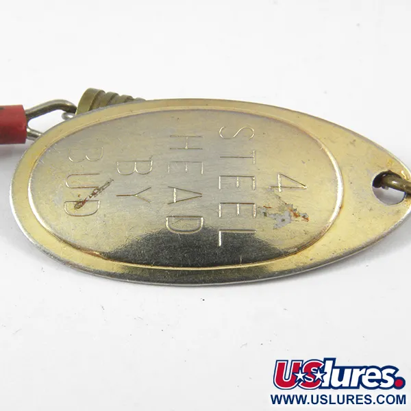 Yakima Bait Steel Head 4 by Bud Spinner, Goud, 9g, Messing Body, #3560