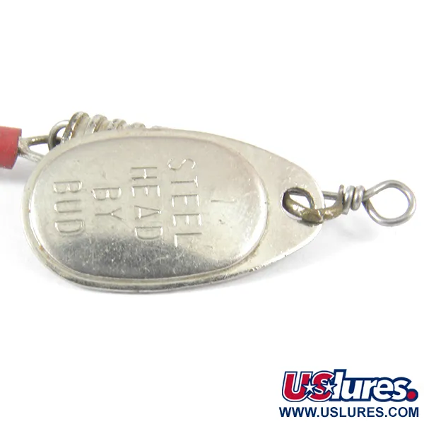 Yakima Bait Steel Head 1 by Bud Spinner, Nikkel, 3g, geribbelde body, #3561