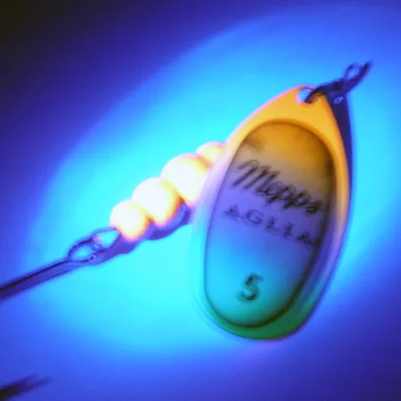 Mepps Aglia 5 Fluo UV Spinner, Fluo UV, 14g, UV-actief, #3568