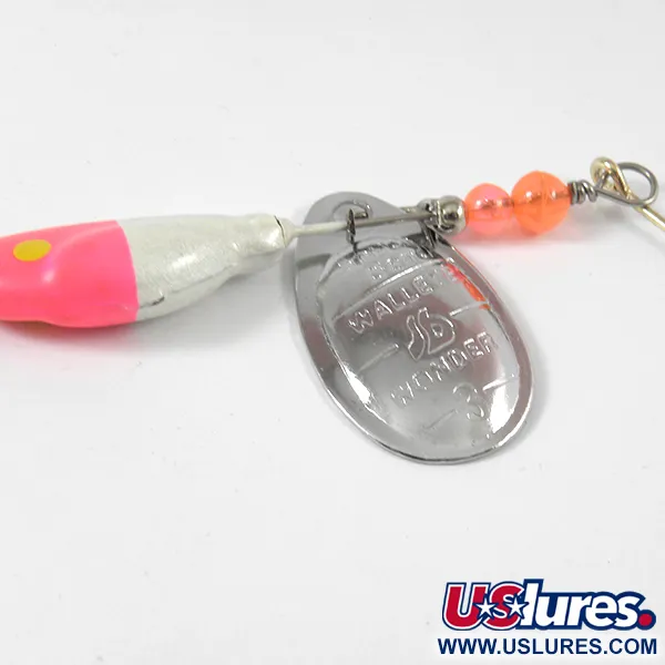 South Bend Walleye Wonder 3 Spinnerbait, Nikkel, 17g, Vintage, #3572