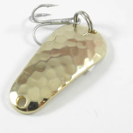 Acme Wob-L-Rite Lepel, Gehamerd goud, 7g, Vintage, #3578