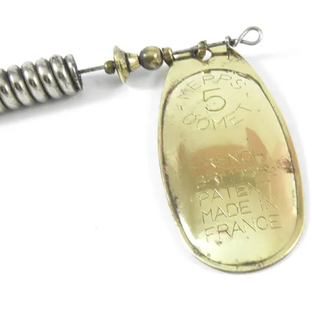 Mepps 5 Comet Mino Spinner, Messing, 18g, Softbait-trailer, #3586