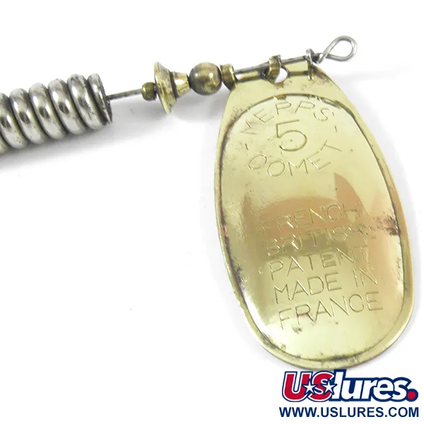 Mepps 5 Comet Mino Spinner, Messing, 18g, Softbait-trailer, #3586