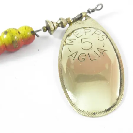 Mepps Aglia 5 Spinner, Messing, 14g, Messing blad, #3587