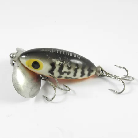 Fred Arbogast Jitterbug Topwater, Tiger, 7g, Metalen Lip, #3589