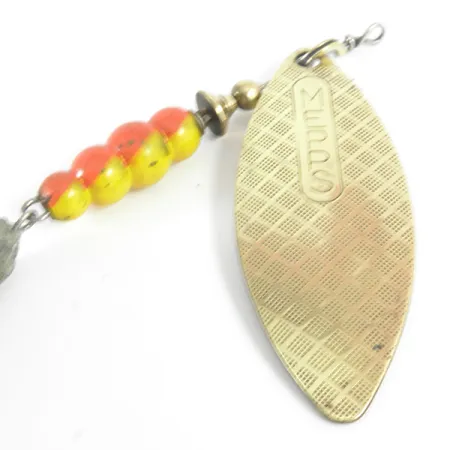 Mepps Aglia Long Mino Spinner, Messing, 30g, Wilgenblad, #3621