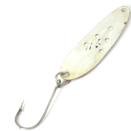 Heddon Sculpin Lepel, Rood / Wit, 5g, Diamantstructuur, #3642