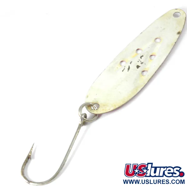 Heddon Sculpin Lepel, Rood / Wit, 5g, Diamantstructuur, #3642