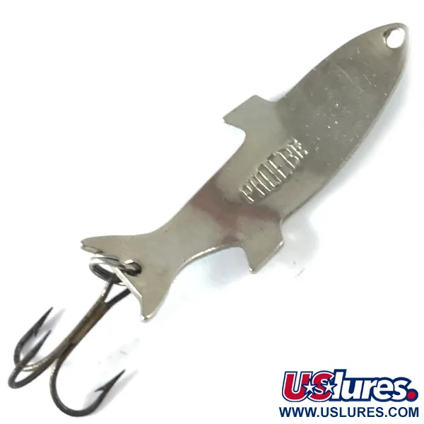 Acme Phoebe Lepel, Nikkel / Blauw, 5,5g, Reliëfschubben, #3687