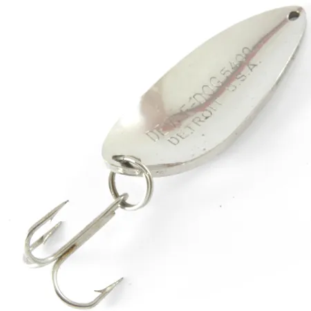 Dardevle Devle Dog 5400 Lepel, Nikkel, 18g, Detroit-stempel, #3710