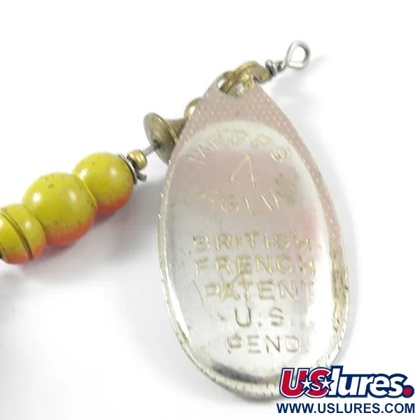 Mepps Aglia 4 dressed Spinner, Zilver, 10g, Eekhoornhaar, #3742