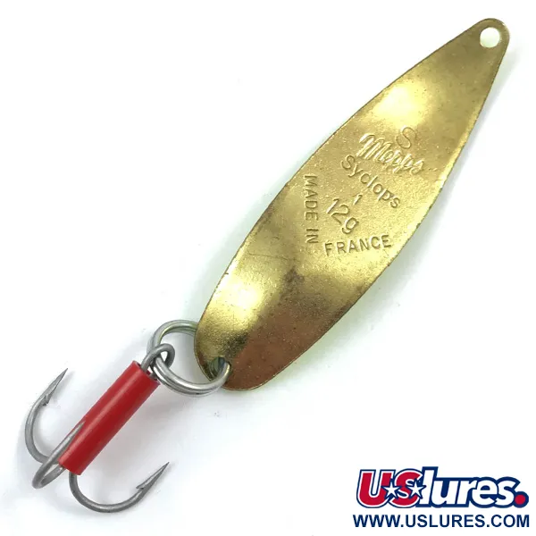 Mepps Syclops 1 Lepel, Chartreuse / Goud, 12g, S-Vorm, #3761