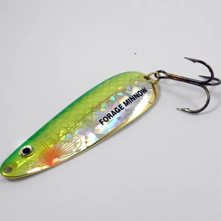 Northland Forage Minnow Lepel, Rainbow Green / Gold, 21g, Schubben, #3772