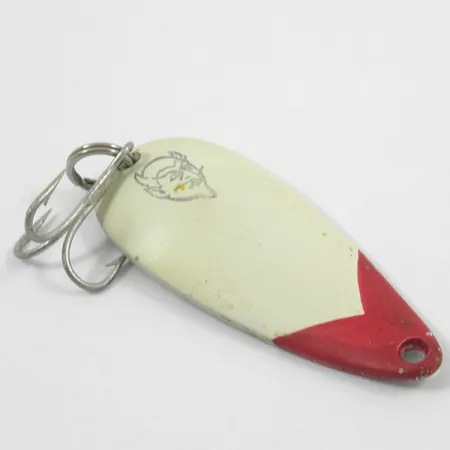 Eppinger Dardevle Spinnie Lepel, Ivoor/Rood/Nikkel, 9g, #3774