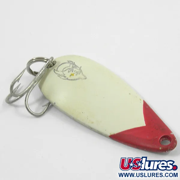 Eppinger Dardevle Spinnie Lepel, Ivoor/Rood/Nikkel, 9g, #3774